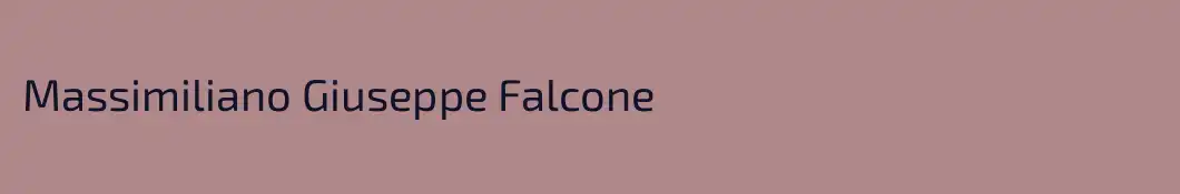 Massimiliano Giuseppe Falcone